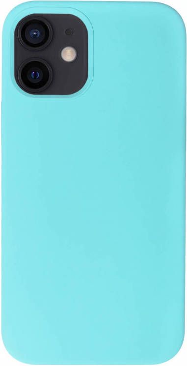 HomeLiving BMAX Liquid silicone case hoesje voor iPhone 12 Mini Sea Blue Zeeblauw