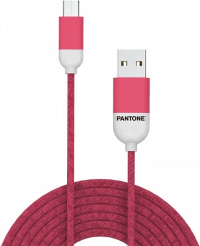 Celly Micro-USB Kabel Rood Rubber Pantone