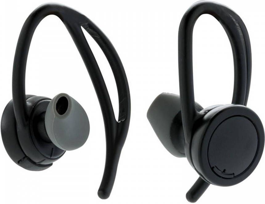 XD Collection oortelefoon True bluetooth 8 3 cm ABS zwart 3-delig