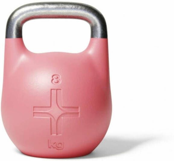 Gorilla Sports TRYM Competitie Kettlebell 8 kg Roze Staal