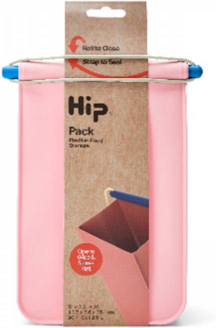 Hip Pack Medium- Herbruikbare Lunchzak Broodzak Vershoudzak -Roze