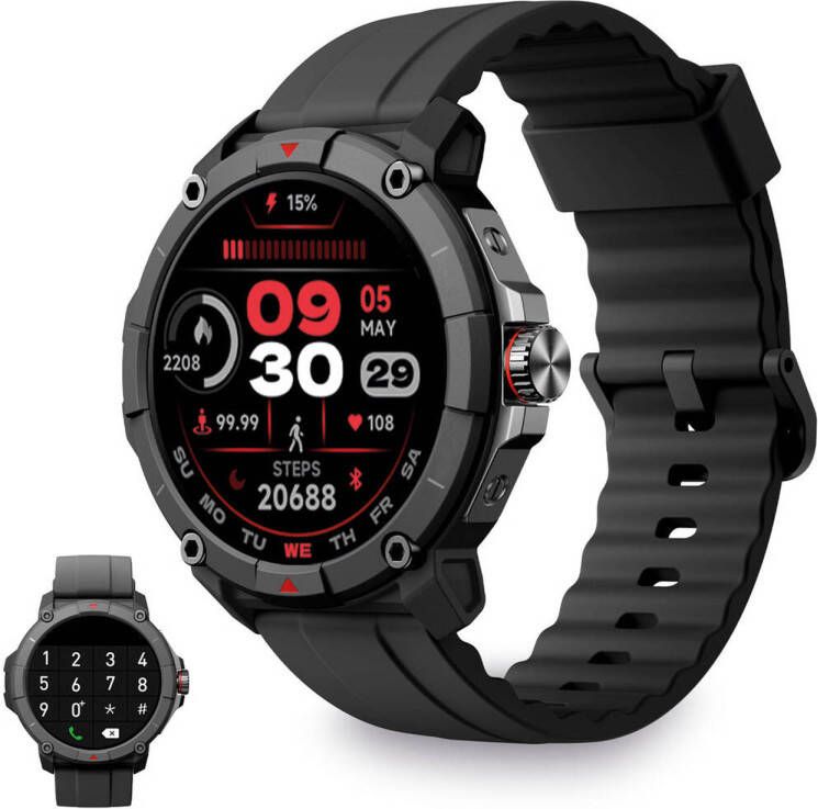 Ksix Smartwatch Compass Zwart
