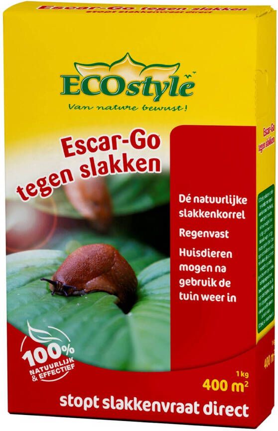 ECOstyle Slakkenkorrels Escar-Go Tegen slakken doos 1 kg