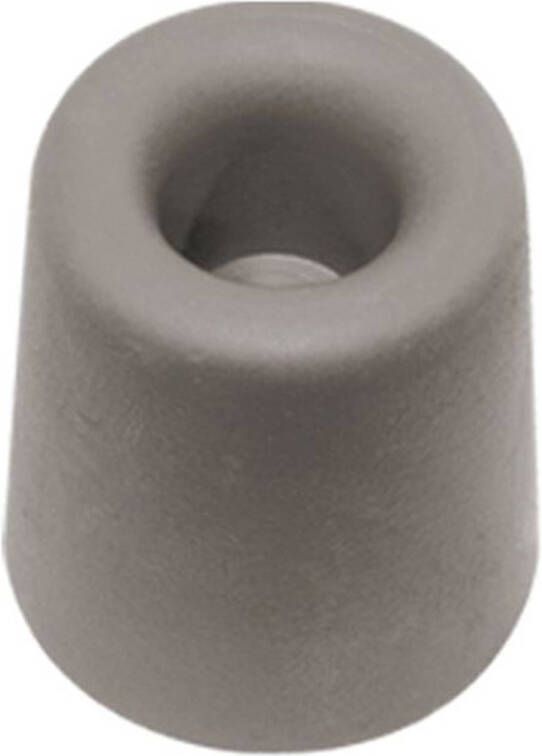 Qlinq Deurbuffer deurstopper grijs rubber 75 x 40 mm Deurstoppers