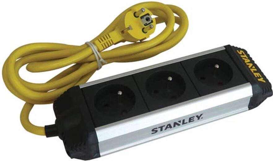 Stanley Stekkerdoos 3 Stopcontacten Met Randaarde (type F) Kabel 2 M 3500 W