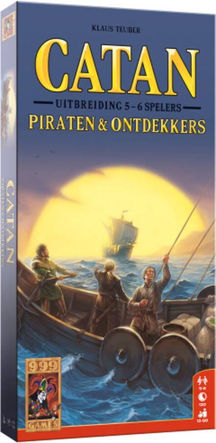 999 Games Catan: Uitbreiding Piraten & Ontdekkers 5 6 spelers Bordspel