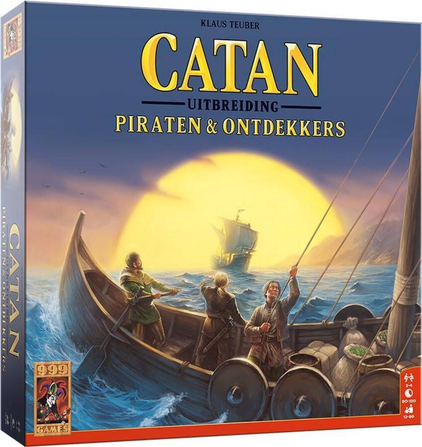 999 Games Catan: Uitbreiding Piraten en Ontdekkers Bordspel
