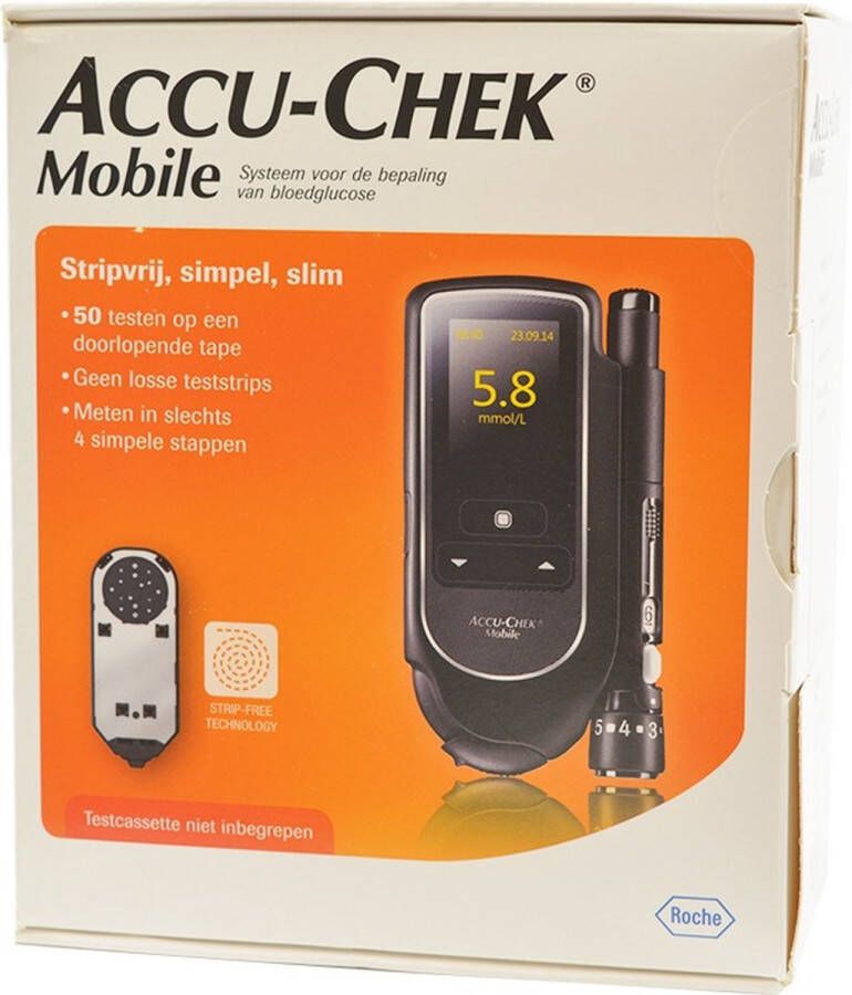 Accu-check Accu-Chek Mobile Glucosemeter (exclusief teststrips)