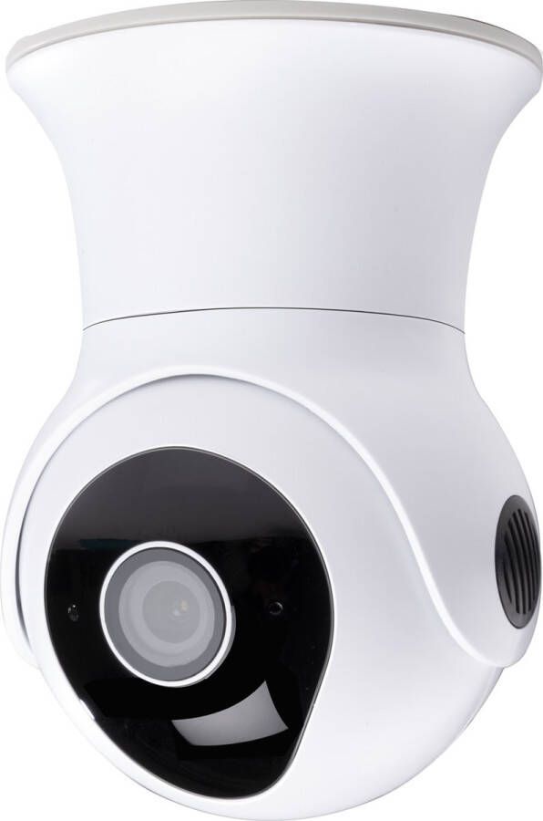Alpina Smart Home Wifi Camera Full HD 1080p Bewakingscamera voor Buiten Geluid- en Bewegingssensor Nachtvisie met App IP54 Stof- en Waterdicht
