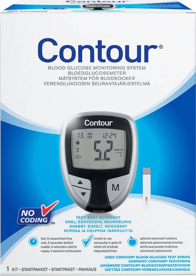 Ascensia Contour glucosemeter startpakket