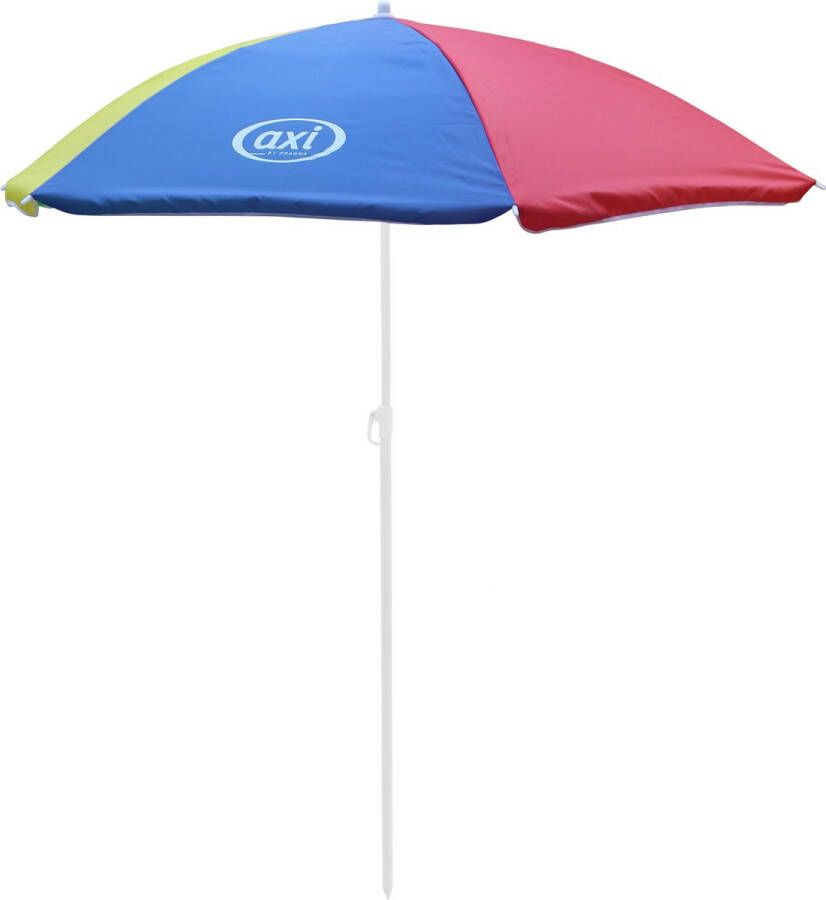 AXI Parasol ?125 cm voor kinderen in regenboog kleuren Compatibel met picknicktafels watertafels & zandbakken