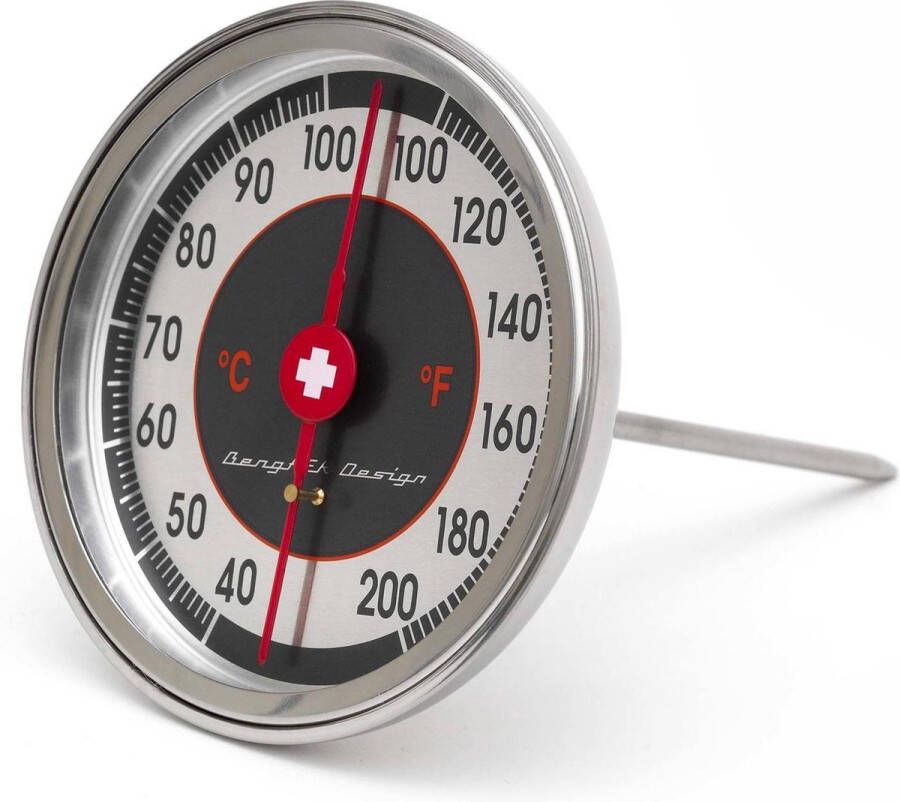 Bengt Ek Design Analoge vleesthermometer keuken thermometer kunststof 14 cm Vleesthermometers