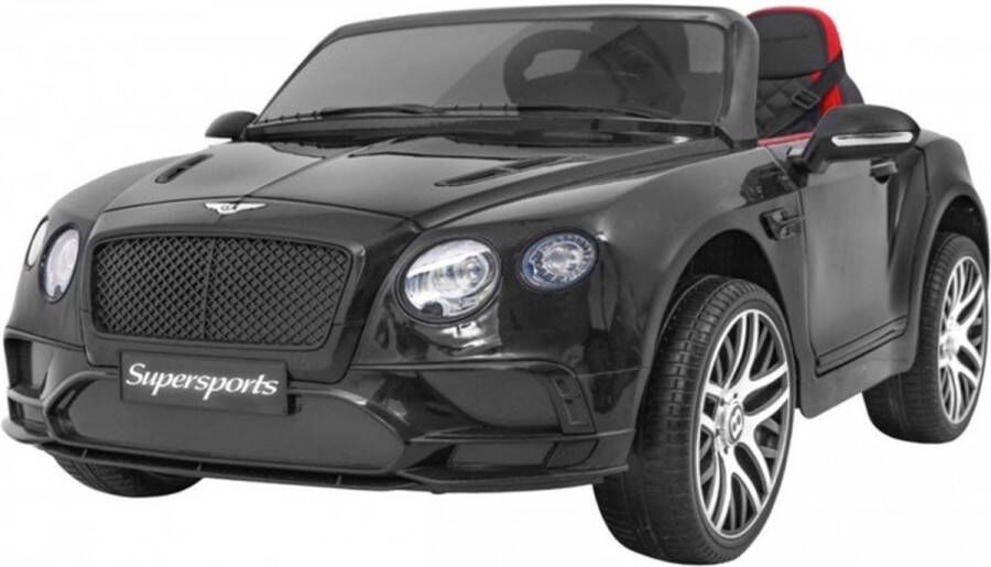 Bentley Kars Toys Continental Supersports Elektrische Kinderauto Zwart 1 5 2 Persoons Met Afstandsbediening