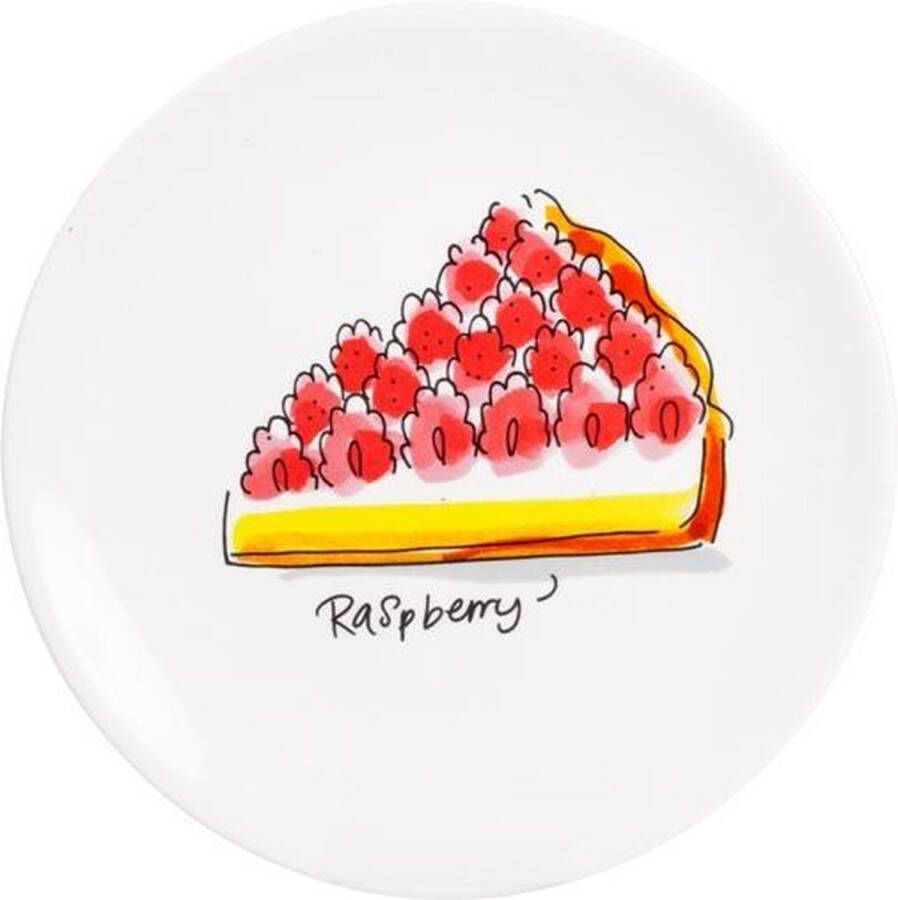Blond Amsterdam – Even Bijkletsen Cake Plate Raspberry -18 Cm