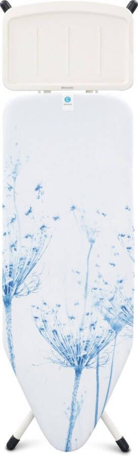 Brabantia Strijkplank C met Solide Stoomunithouder 124 x 45 cm Cotton Flower