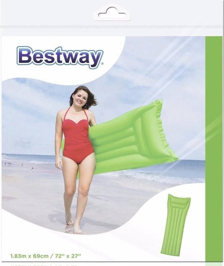 Bestway Groen luchtbed 183 cm volwassenen Luchtbed (zwembad)