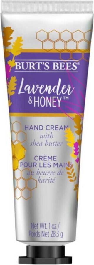 Burt´s Bees Handcrème Lavender & Honey 28 3 Gram Paars