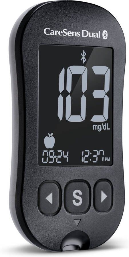 Caresens Dual glucosemeter en ketonen meter (meeteenheid: mg dL)