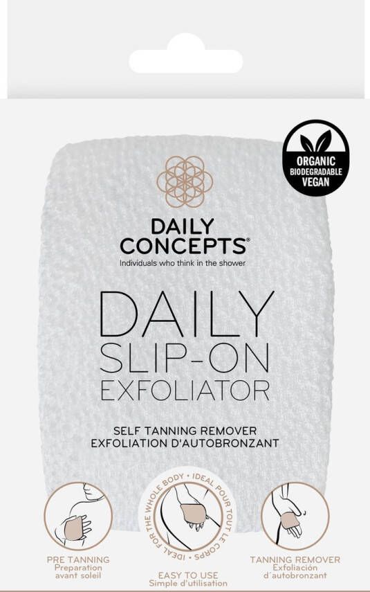 Daily Concepts DAILY SLIP-ON EXFOLIATOR Dagelijkse Scrubhandschoen Verwijdert zelfbruiner