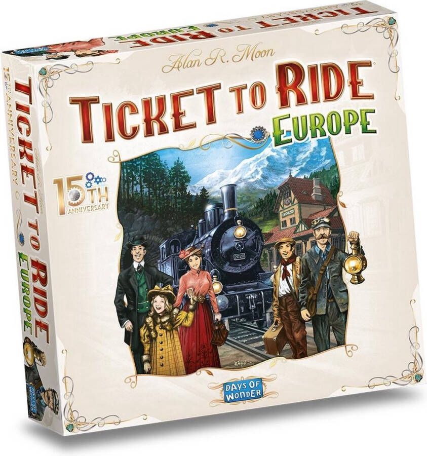 Days of Wonder Day of Wonders Ticket to Ride Europe 15th Anniversary