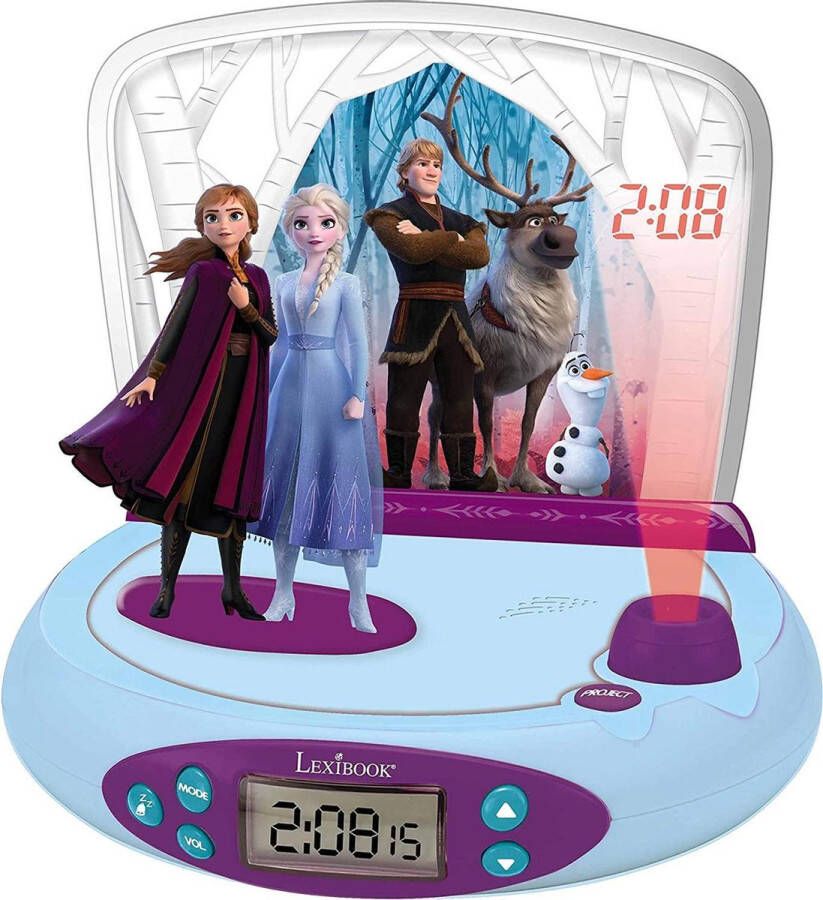 Lexibook Disney Frozen 2 wekkerradio met projectie Disney speelgoed frozen speelgoed