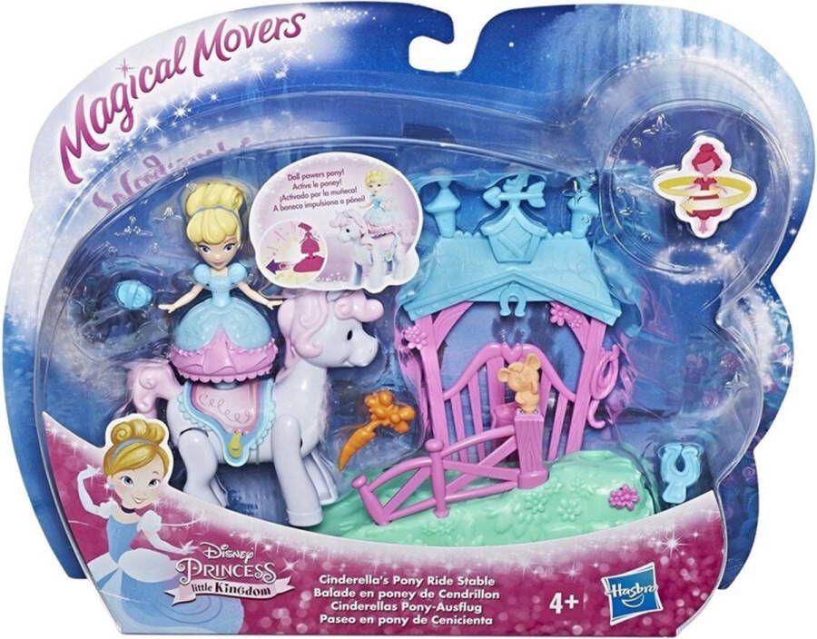 Hasbro Disney Princess Cinderella&apos;s Pony Meisjes Blauw roze