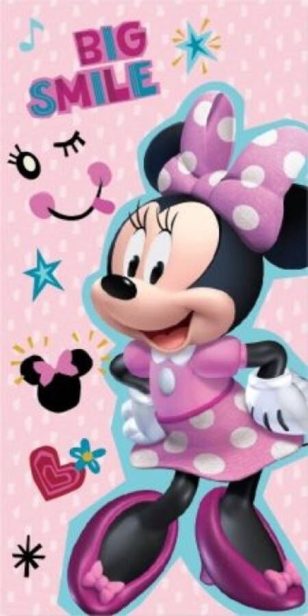 Disney Minnie Mouse strandlaken sneldrogend Minnie Mouse badlaken handdoek roze