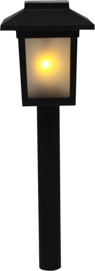 Merkloos Sans marque Tuinlamp zonne-energie fakkel toorts met vlam effect 34 5 cm sfeervolle tuinverlichting prikker lantaarn