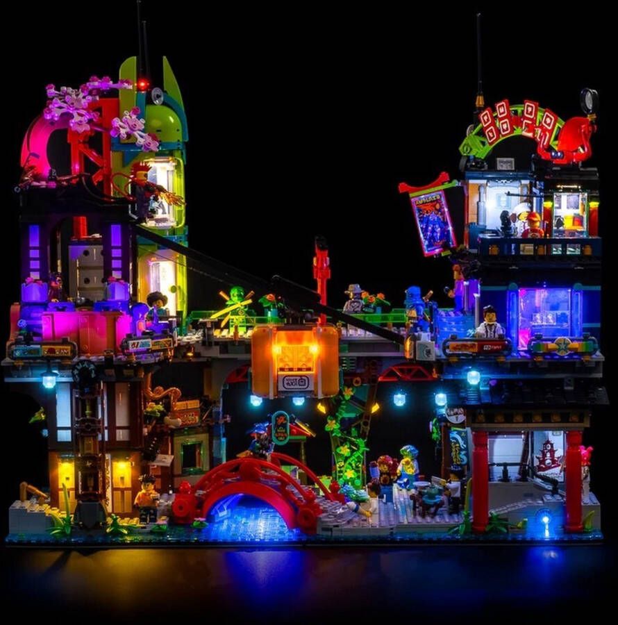 Light My Bricks Verlichtingsset geschikt voor LEGO Ninjago City Markets 71799