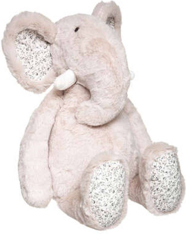 Pluche knuffel dieren beige olifant 45 cm Knuffelbeesten speelgoed