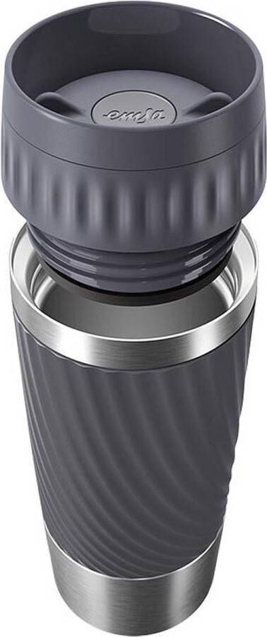 Tefal EMSA Travel mug Easy Twist Koffie accessoire Antraciet