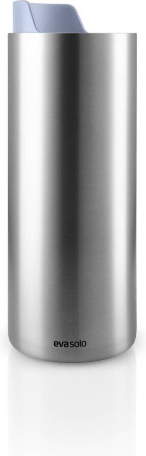 Eva Solo Drinkbeker Urban Thermos 350 ml Recycled Staal Blue Sky Roestvast Staal Blauw