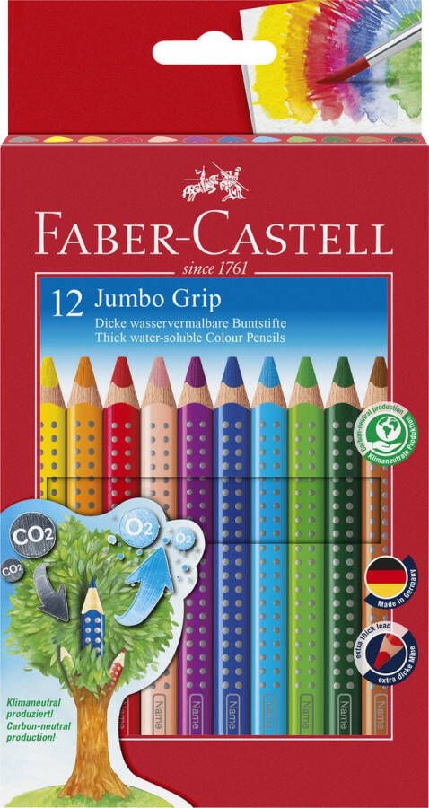 Faber-Castell kleurpotloden Jumbo Grip 12 stuks FC-110912