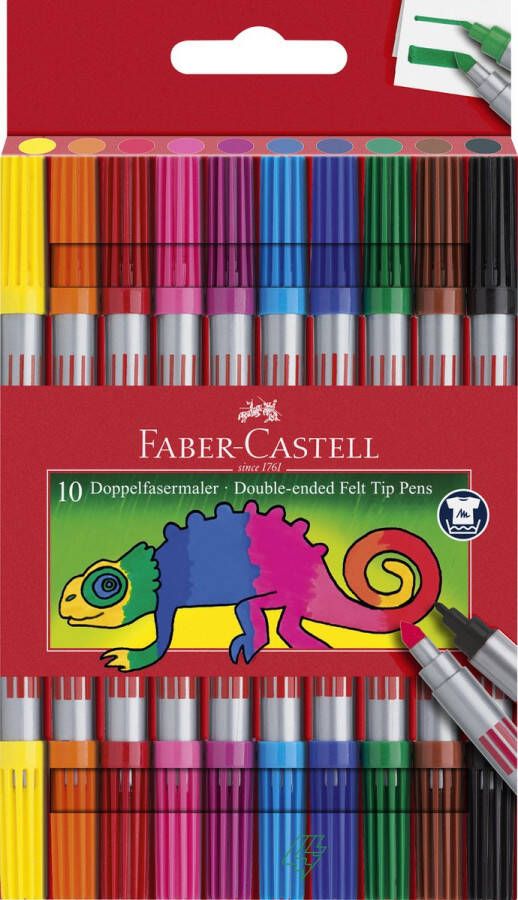 Faber-Castell viltstiften duo 10 stuks FC-151110