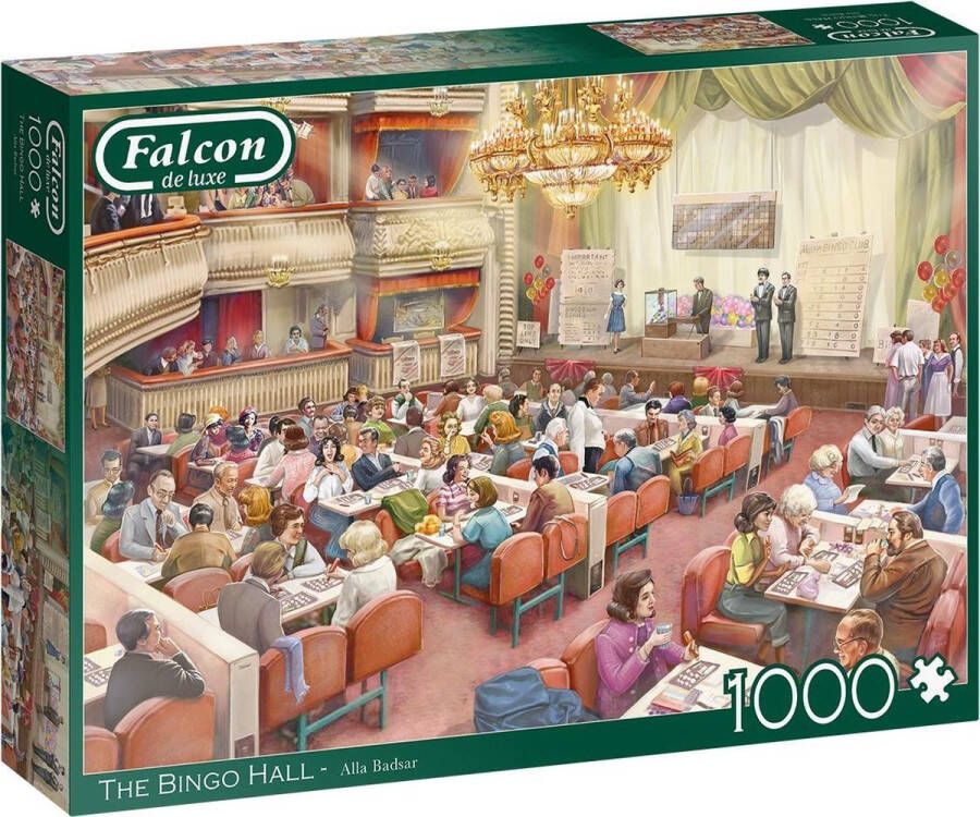 Falcon puzzel Bingo Hall Legpuzzel 1000 stukjes