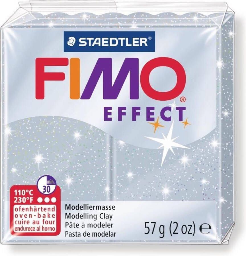 Fimo Staedtler 8020 Boetseerklei 57g Zilver 1stuk(s)