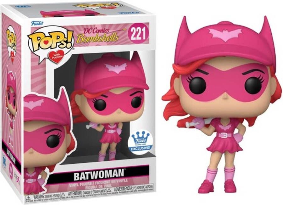 Funko Pop: DC Comics Bombshells Batwoman 221 Exclusive Breast Cancer Research Foundation (pink ribbon)