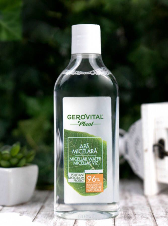 Gerovital Plant Microbiom Protect Micellair Water 96% ingrediënten van natuurlijke oorsprong 400ml
