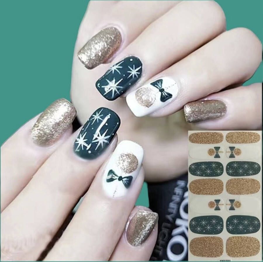 Girl Nagelstickers kerst (Christmas Nail Stickers) nr 591