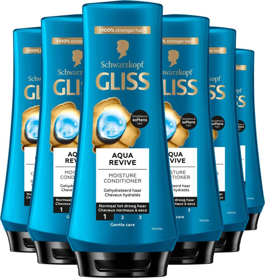 Gliss Kur Aqua Revive conditioner 6 stuks voordeelverpakking