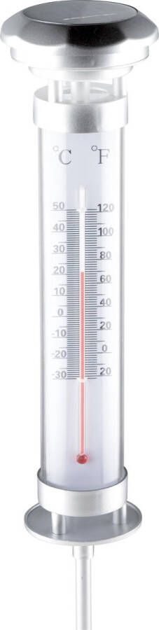 Grundig tuinlamp-thermometer solar 57 cm brandtijd 6-8 uur