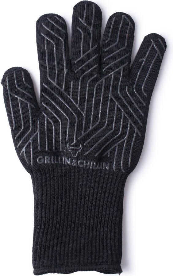Gusta Grillin' & Chillin' Barbecue Handschoen Grijs
