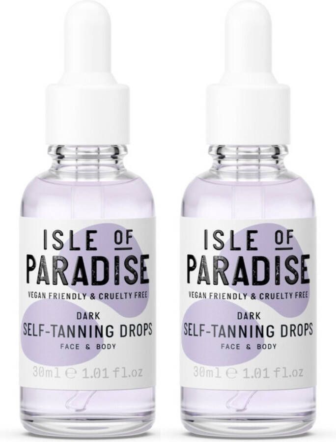 Isle of Paradise 2 Flesjes Dark Self Tanning Drops 30 ml