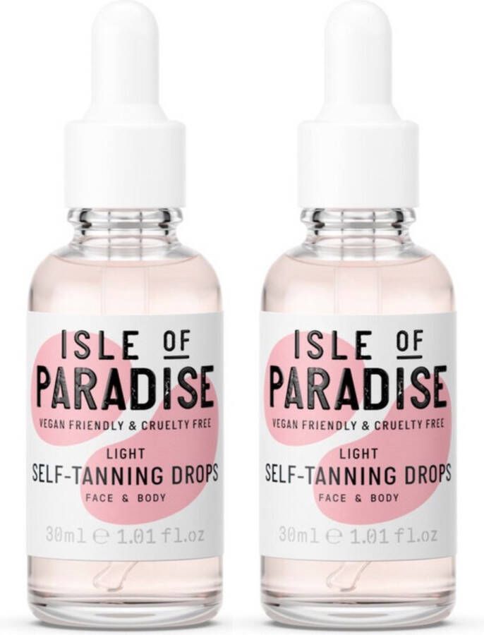 Isle of Paradise 2 Flesjes Light Self Tanning Drops 30 ml