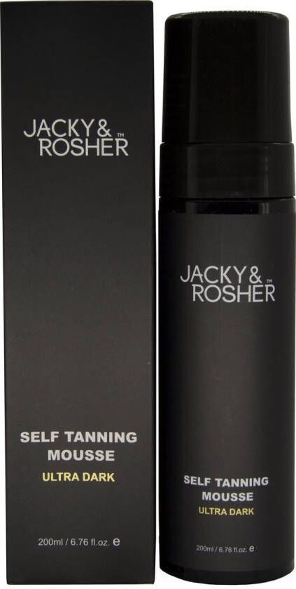 Jacky&Rosher JACKY & ROSHER Tan & Go Zelfbruiner Self Tanning Mousse Ultra Dark + Luxe Tanning Handschoen