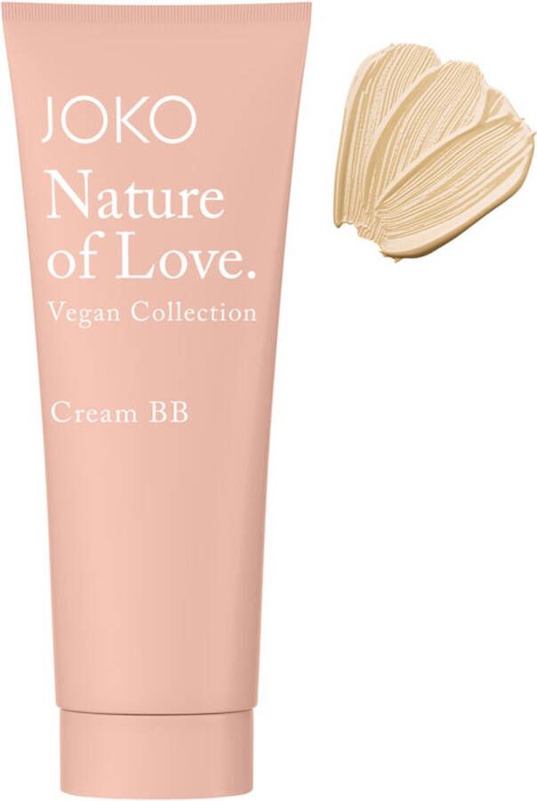 Joko Nature of Love Vegan Collectie BB Cream vegan huidtint egaliserende crème 01 29ml