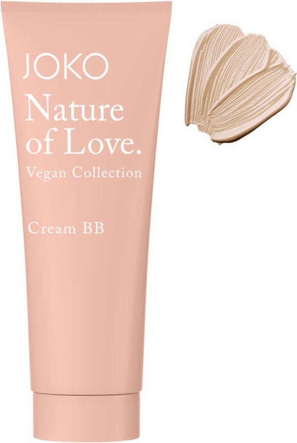 Joko Nature of Love Vegan Collectie BB Cream vegan huidtint egaliserende crème 02 29ml