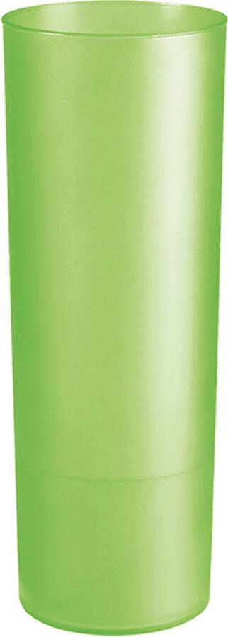 Juypal Hogar Juypal longdrink glas 6x groen kunststof 330 ml herbruikbaar Drinkglazen
