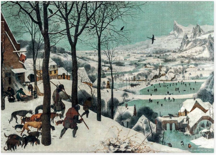 Lanzfeld (museumwebshop.com) Theedoek Jagers in de sneeuw Bruegel