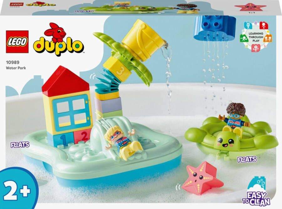 LEGO 10989 DUPLO Waterpark Badspeelgoed voor 2+ Jarigen en Baby&apos;s
